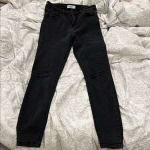 Carly Jean Los Angeles Black Skinny Jeans for Women